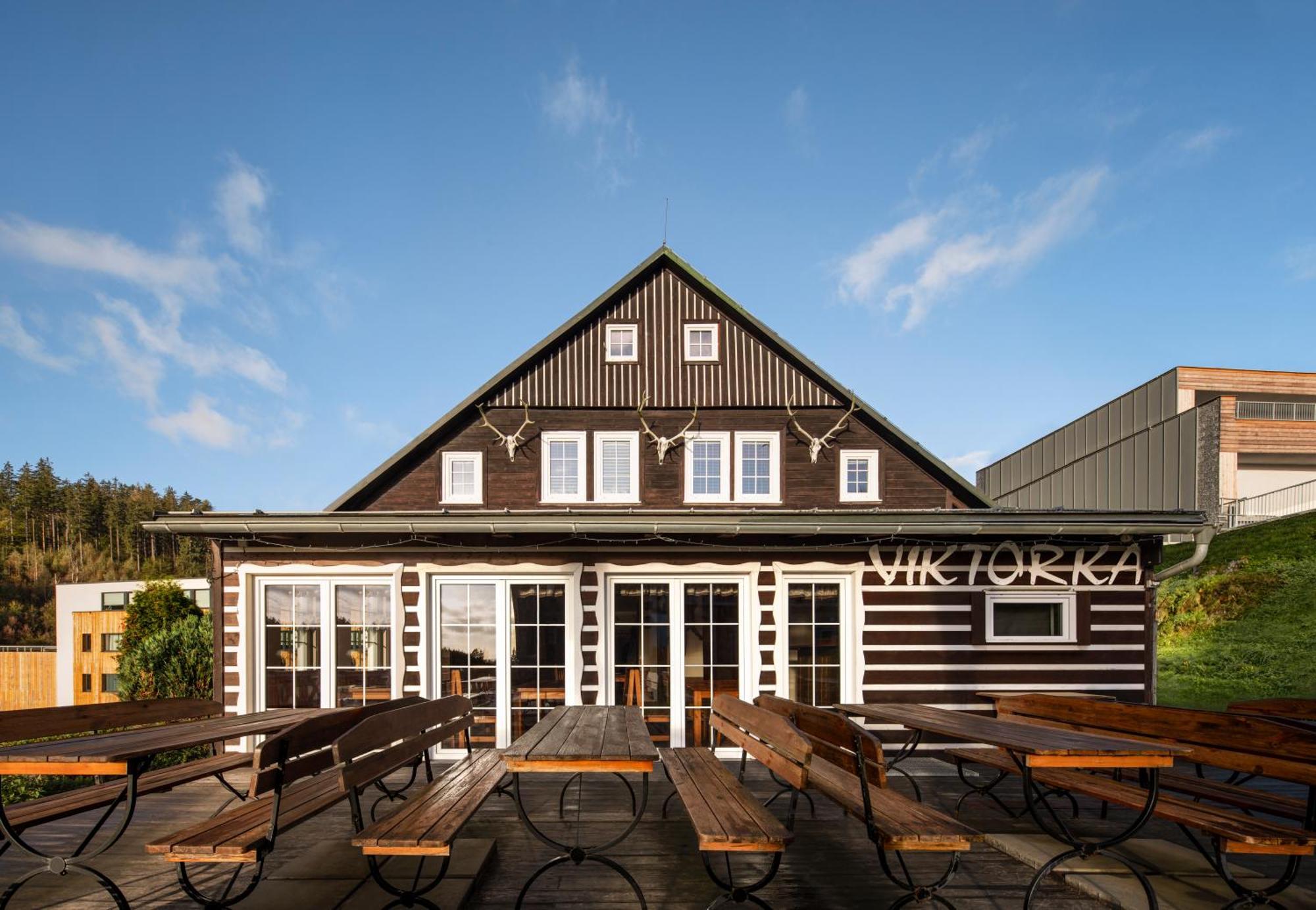 Krkonošská chata Viktorka Janské Lázně Exterior foto
